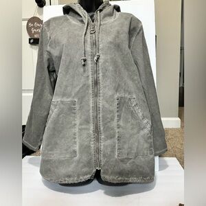 Tempo Paris Gray Utility Jacket S/M